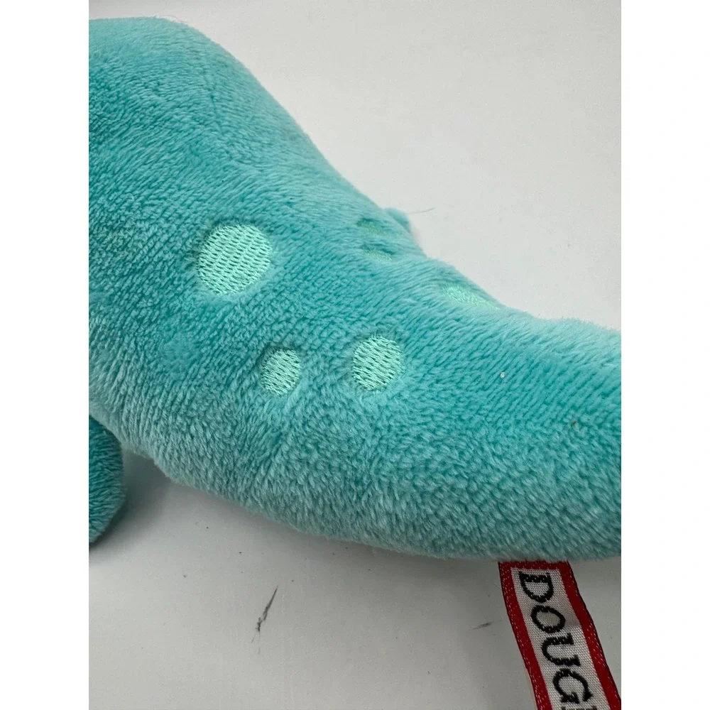 Douglas Narwhal Plush Toy‎ Kids 13 Inch Teal Blue Embroidered Sea Creature
